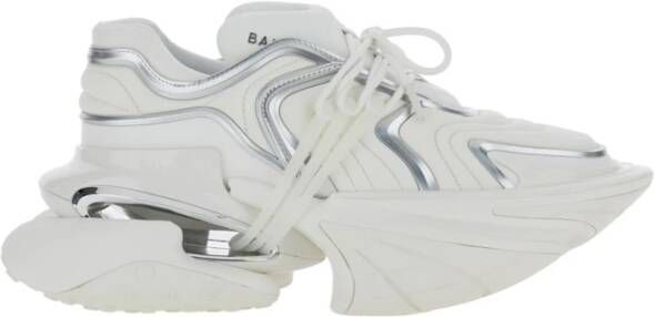 Balmain Witte Sneakers Unicorn Wave Neopreen White Heren