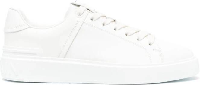 Balmain Witte Sneakers voor een stijlvolle look White