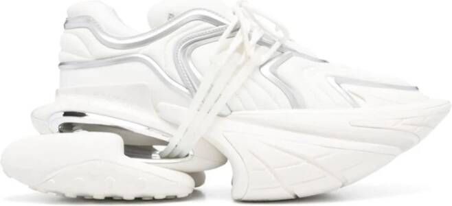 Balmain Witte Sneakers voor een stijlvolle look White Heren