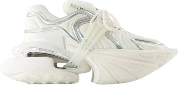 Balmain Witte Sneakers voor een stijlvolle look White Heren