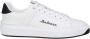 Balmain Wit zwart kalfsleren sneakers ronde neus White Heren - Thumbnail 1