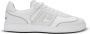 Balmain Zwaan trainers in kalfsleer en suède White Dames - Thumbnail 1