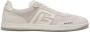 Balmain Zwaan trainers in kalfsleer en suède White Heren - Thumbnail 1