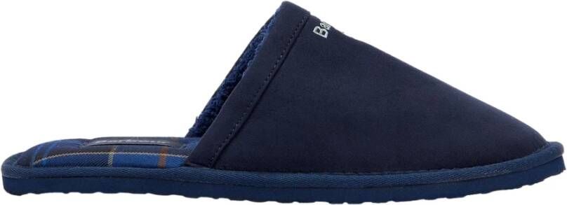 Barbour Blauwe Everitt Mule Slipper Blue Heren