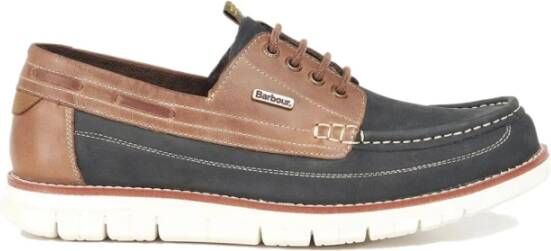 Barbour Navy Brown Bootschoenen Multicolor Heren