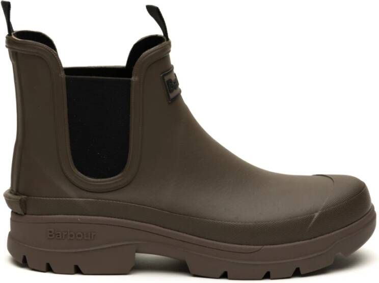 Barbour Platte Zwarte Schoenen Minbus Stijl Black Heren