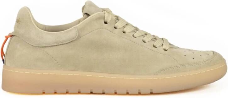 Barracuda Leren Sneakers met Rubberen Zool Beige Heren