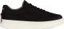 Barracuda Nabuk Logo Sneakers Black Heren - Thumbnail 1