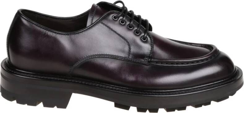 Barrett Bourgondisch Leren Klassieke Derby Schoenen Red Heren