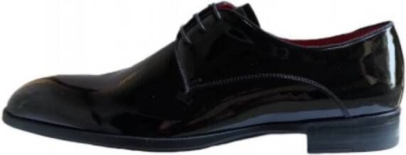 Barrett Klassieke Oxford-schoenen van zacht glanzend kalfsleer Black Heren