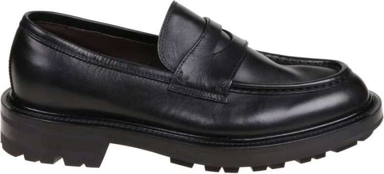 Barrett Klassieke Zwarte Leren Loafer Black Heren