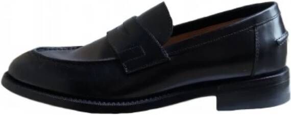 Barrett Leren Mocassin met Leren Zool Black Heren