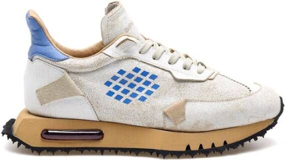 Be Positive Elegante Space Race Sneakers Beige Dames