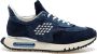 Be Positive Marineblauwe Space Race Wing Sneakers Blue Heren - Thumbnail 1