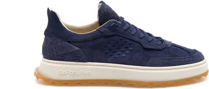 Be Positive Navy Cuprace Sport Sneakers Blue Heren