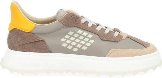 Be Positive Suede Sneaker Taupe Cuprace Multicolor Heren