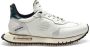 Be Positive Swallowtail Leren Sneakers White Heren - Thumbnail 1