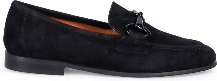 Belle Vie Met de hand gemaakt waterafstotende suède mocassin Black Dames