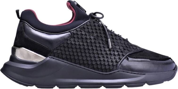 Benjamin Berner Neoprene Magnus Sneaker Black Heren