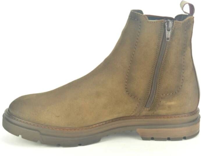 Berkelmans Bruin Suède Chelsea Boot Brown Heren