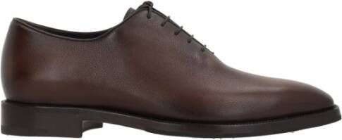 Berluti Bruine Gehamerde Leren Oxford Schoenen Brown Heren