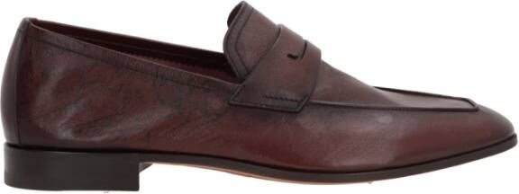 Berluti Bruine leren loafers Brown Heren