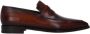 Berluti Klassieke elegante mocassin in glad mahoniekleurig leer Brown Heren - Thumbnail 1