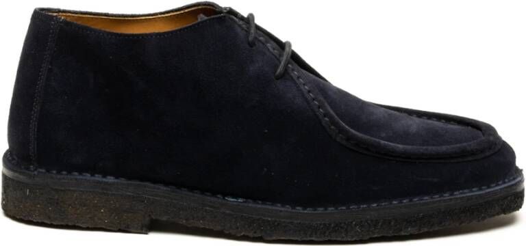 Berwick Blauwe Platte Schoenen Go Rain Blue Heren