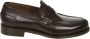 Berwick Bruine Leren Loafer Ss23 Brown Heren - Thumbnail 1