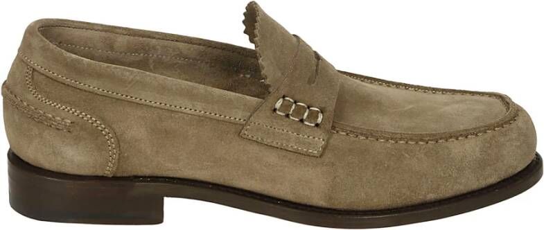 Berwick Bruine Suède Loafer Ss23 Brown Heren