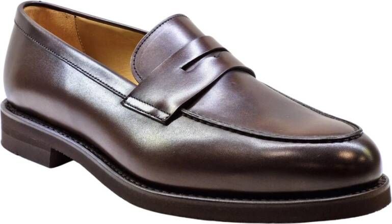 Berwick Leren Loafers Brown Heren