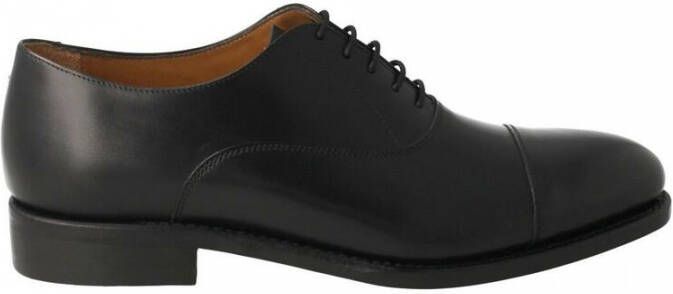 Berwick Klassieke Oxford Cap Toe Schoenen Black Heren