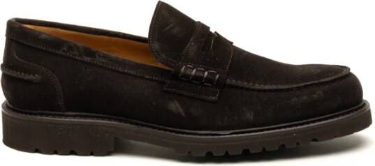 Berwick Platte schoenen in Repello kalfsleer Brown Heren