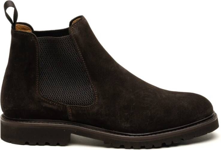 Berwick Platte schoenen in Repello kalfsleer Brown Heren