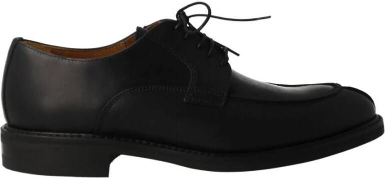 Berwick Zakelijke Schoenen Zwart Leren Blucher Stijl Black Heren