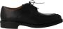 Berwick Zakelijke Schoenen Zwart Leren Blucher Stijl Black Heren - Thumbnail 1