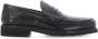 Berwick Zwarte Leren Loafers Ronde Neus Schoenen Black Heren - Thumbnail 1