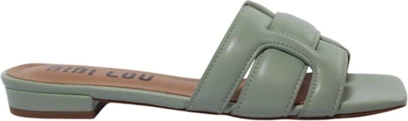 Bibi Lou Aloe Vera Groene Stijlvolle Sandalen Green Dames