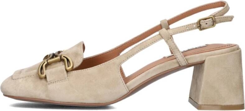 Bibi Lou Beige Slingback Pumps voor vrouwen Beige Dames