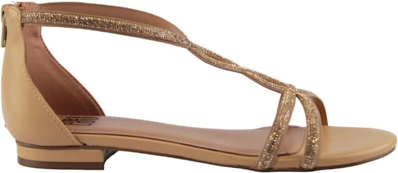 Bibi Lou Beige Swarovski Sandal Beige Dames