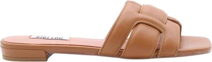 Bibi Lou Boekarest Mule Sliders Brown Dames