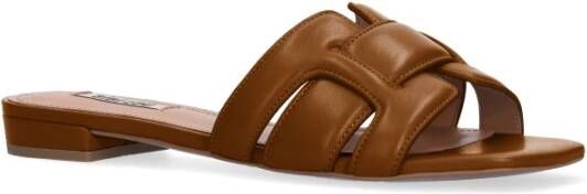 Bibi Lou Bruin Leren Sandalen Brown Dames