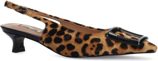 Bibi Lou Bruine Luipaardprint Platte Schoenen Brown Dames