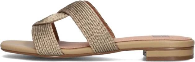 Bibi Lou Camel Cut Out Slipper Brown Dames