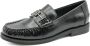 Bibi Lou Damesloafers van hoogwaardig leer Black Dames - Thumbnail 1