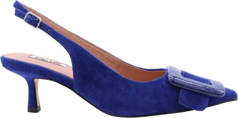 Bibi Lou Elegante Slingback Pumps Blue Dames