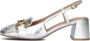 BIBI LOU Slingbacks Dames 544z19vk Maat: 41 Materiaal: Leer Kleur: Zilver - Thumbnail 3