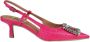 Bibi Lou Fuchsia Chanel Style Sandalen met Juweelapplicatie Pink Dames - Thumbnail 1