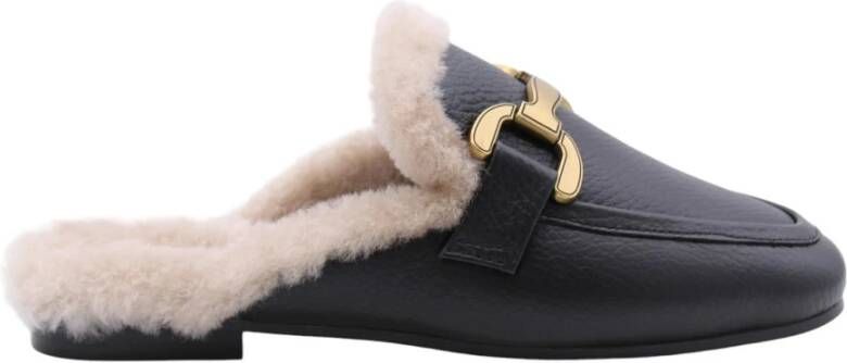 Bibi Lou Gator Slipper Black Dames