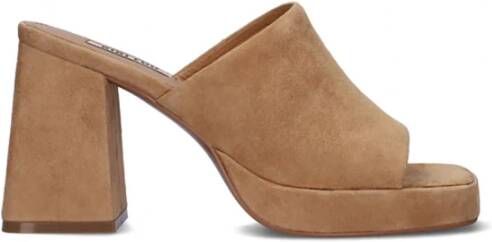 Bibi Lou Heeled Mules Bruin Dames